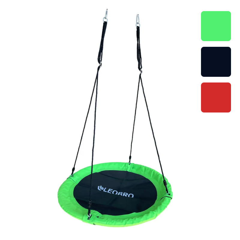 Гойдалка підвісна дитяча гніздо LEOBRO 110см садова для дітей B_2452, фото 1