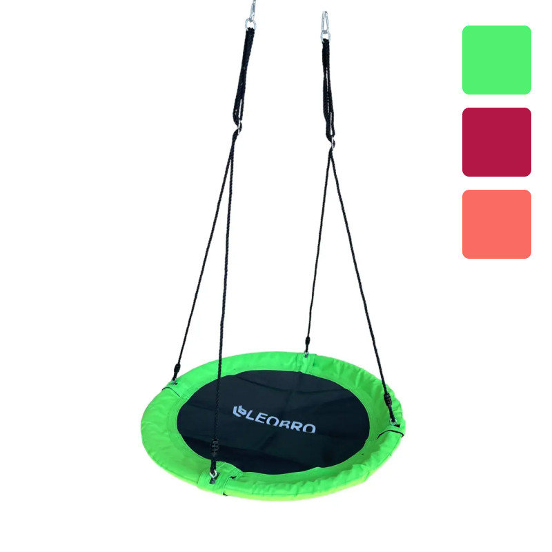 Гойдалка підвісна дитяча гніздо 120см LEOBRO садова для дітей B_2452, фото 1