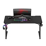 Комп'ютерний стіл Huzaro Hero 3.3 Black ігровий для геймерів B_2453, фото 4