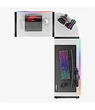 Стіл комп'ютерний кутовий HUZARO HERO 6.0 White RGB Smart ігровий B_2453, фото 8