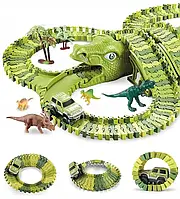 Автотрек дитячий Track Dinosaur B44C Гонки Парк динозаврів трек автомобільний траса для дітей B_2454