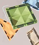 Конструктор магнітний ігровий BK Алмазний динозавр магнітні блоки набір 90 штук для дітей B_2455, фото 7