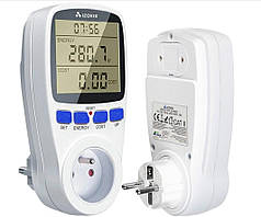 Лічильник споживання енергії цифровий Izoxis 16 А 3680 Вт 23576 Ваттметр B_2457