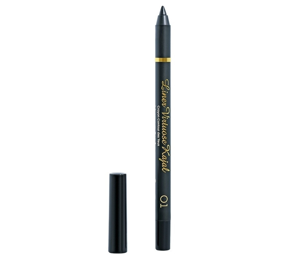 Олівець гелевий для очей Vivienne Sabo Liner Virtuose Kajal 01 - Чорний, 1.1 г, фото 1