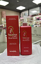 Відновлювальний шампунь з амінокислотним комплексом MASIL 3 Salon Hair CMC Shampoo 500 мл, фото 3