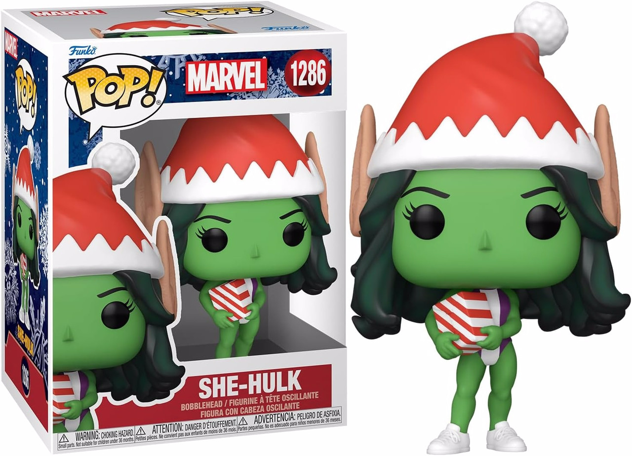 Фігурка Funko Pop Марвел Жінка Халк Marvel Holiday She-Hulk 10 см MH SH 1286, фото 1