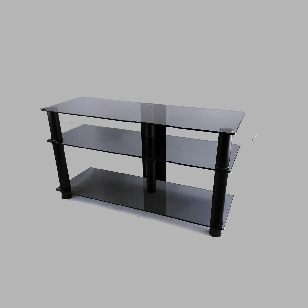 Тумба ТВ скляна 1100х350х569 Commus Аскет New Bl