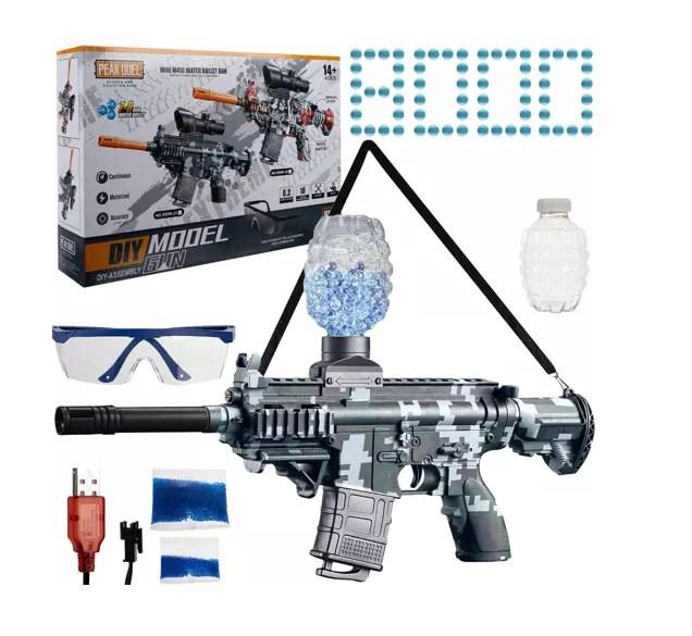 Гвинтівка автомат Kruzzel 20451 для гелевих водних кульок арбізів BBs B_2458, фото 1