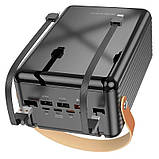 Павербанк 80000mAh УМБ Power Bank BOROFONE Terra BJ32 3USB 2Type-C Lightning QC чорний (SH020319), фото 4