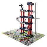 Автотрек дитячий Kruzzel 24646 паркінг - автостоянка 4 рівня іграшковий гараж B_2466, фото 10