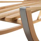 Санки дерев'яні дитячі Kruzzel 25217 зі спинкою для дітей B_2466, фото 4