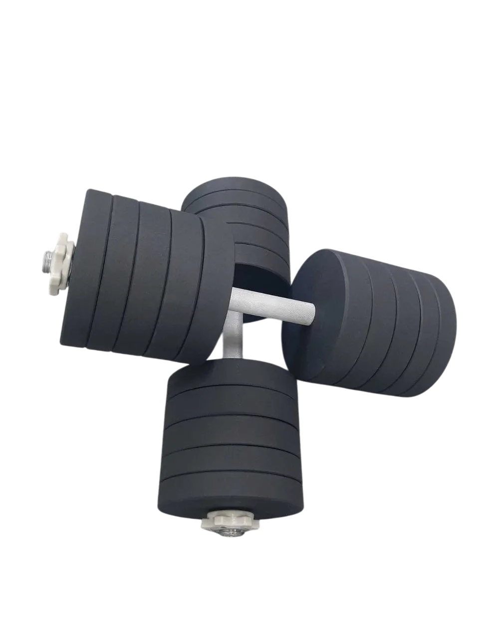 Гантелі 2 по 48 кг розбірні з покриттям Набір гантелей зі змінними дисками для дому спортзалу B_2468, фото 1