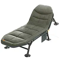 Ліжко розкладне WCG FB-S17 + матрац + подушка розкладачка шезлонг для кемпінгу дачі B_2472