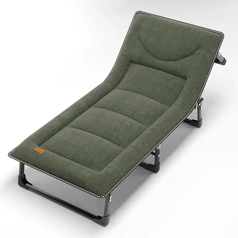 Ліжко розкладне WCG FB-S12 + матрац розкладачка шезлонг для кемпінгу дачі B_2472, фото 1