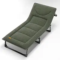 Ліжко розкладне WCG FB-S12 + матрац розкладачка шезлонг для кемпінгу дачі B_2472
