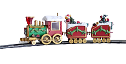 Дитяча залізниця з підсвічуванням 029195 діаметр 136 см різдвяний поїзд B_2472