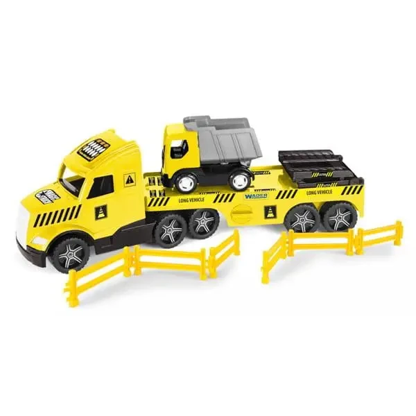 Евакуатор дитячий Magic Truck Technic + самоскид вантажівка ігровий набір для дітей B_2473, фото 1