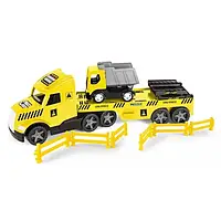Евакуатор дитячий Magic Truck Technic + самоскид вантажівка ігровий набір для дітей B_2473