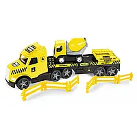 Евакуатор дитячий Magic Truck Technic + бетонозмішувач ігровий набір для дітей B_2473