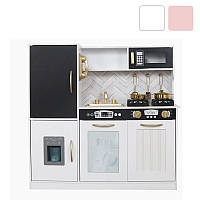 Кухня дитяча дерев'яна AVKO Ріміні ігрова + звукові світлові ефекти + аксесуари для дітей B_2474