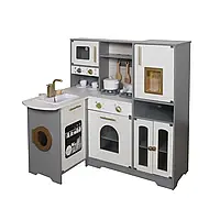 Кухня дитяча кутова дерев'яна AVKO Картахенна звукові світлові ефекти аксесуари для дітей B_2474