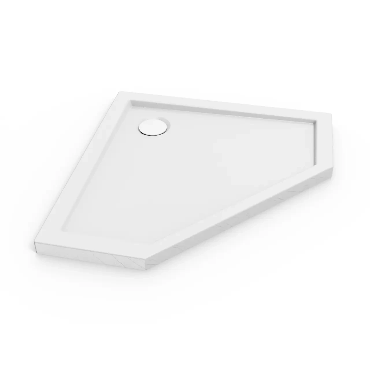 Піддон душовий 90x90x5 см AVKO RTA166 + сифон для п'ятикутних душових кабін B_2475, фото 1