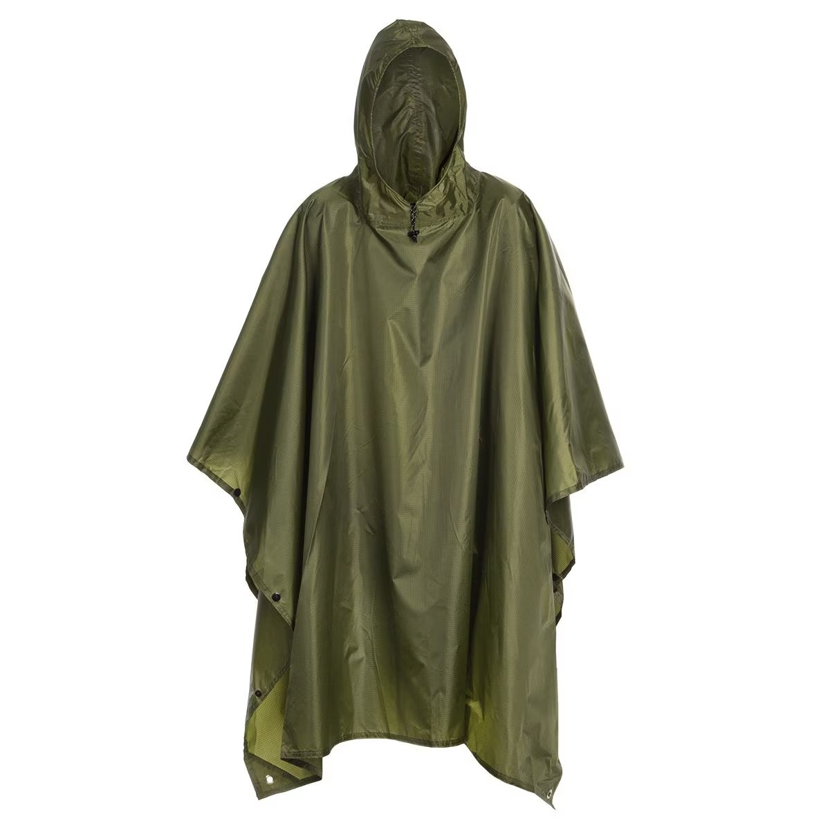 Пончо тактичний Badger Outdoor Rain Poncho Ripstop Olive для військових риболовлі полювання B_2477, фото 1