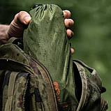 Пончо тактичний Badger Outdoor Rain Poncho Ripstop Olive для військових риболовлі полювання B_2477, фото 5