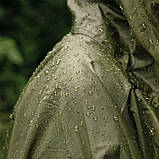 Пончо тактичний Badger Outdoor Rain Poncho Ripstop Olive для військових риболовлі полювання B_2477, фото 6