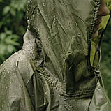 Пончо тактичний Badger Outdoor Rain Poncho Ripstop Olive для військових риболовлі полювання B_2477, фото 9