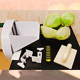 Шатківниця механічна + штовхач та дод. кріплення, для капусти, картоплі, цибулі, грибів (до 150 кг/год) B_24839, фото 2