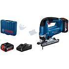 Акумуляторний лобзик Bosch Professional GST 185-LI з 2 акб GBA 18 В 4.0 Ah і з/у GAL 18V-40 у кейсі