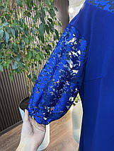 Елегантна жіноча сукня, тканина "Креп-Дайвінг" 60, 62 розмір 60, фото 2