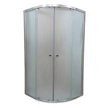 Душова кабіна Shower SHOWART TITAN 90х90х180 см без піддону матове скло розсувні двері, фото 3