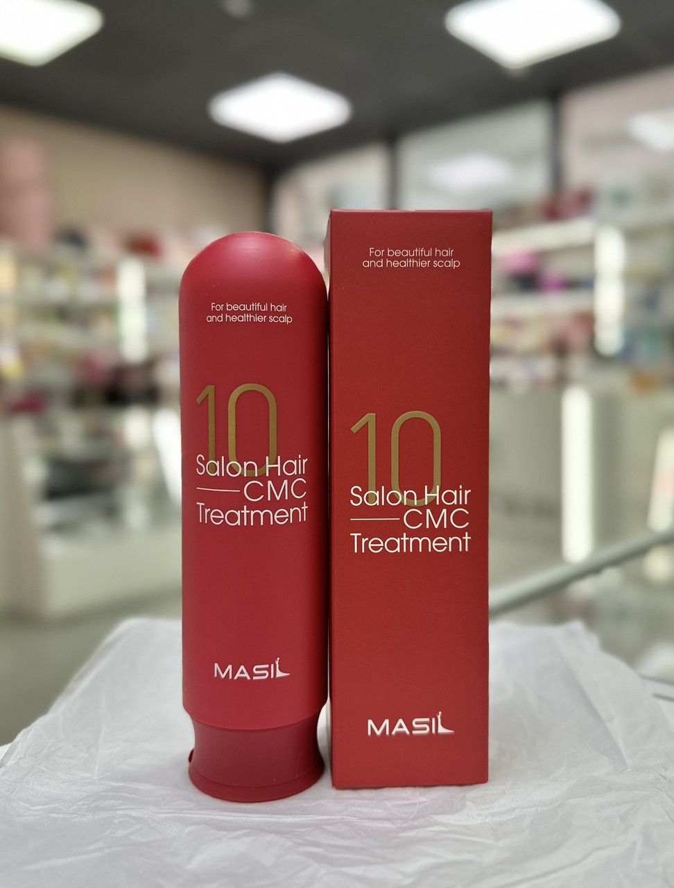 Бальзам відновлювальний професійний із церамідами Masil 10 Salon Hair CMC Treatment 300ml
