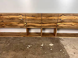 Тумба підвісна із масива горіха