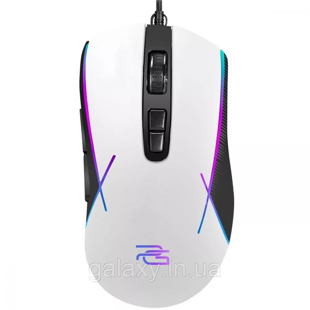 Миша ігрова Proove дротова для ПК ноутбука з підсвічуванням RGB Gaming Defiant White, фото 1