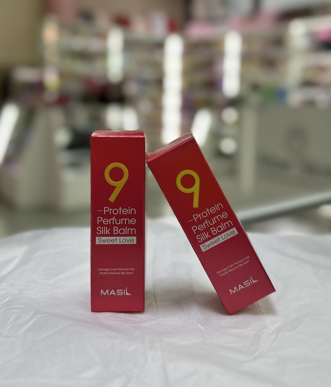 Незмивний бальзам для волосся з ароматом гібіскусу та троянди Masil 9 Protein Perfume Silk Balm Sweet 20 мл