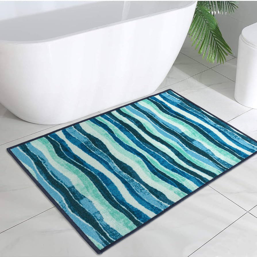 Килимок у ванну кімнату MAC Carpet Taba 316В 50х80 см Бірюзовий