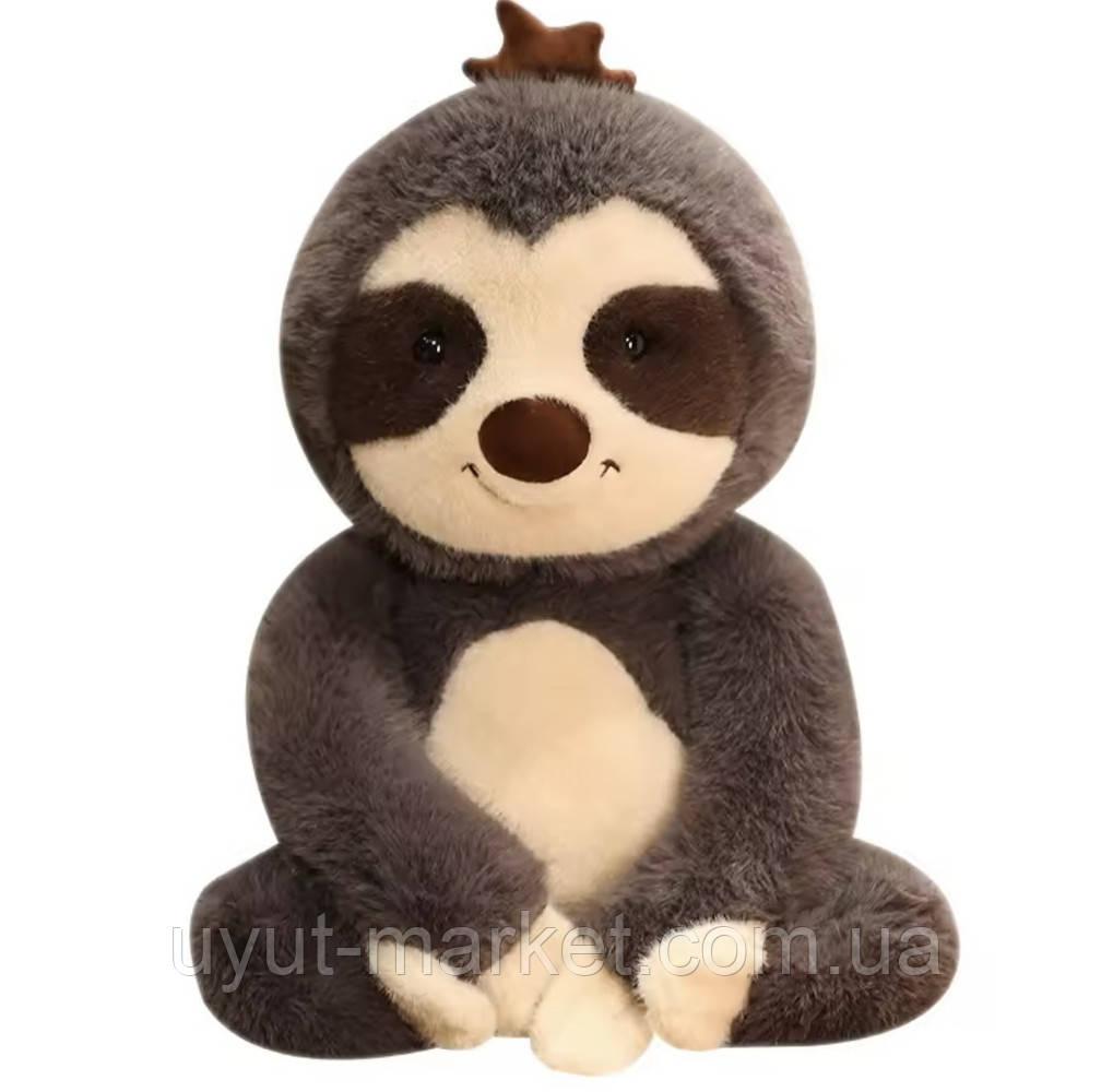 М'яка іграшка обіймашка "Лінивець" 55см, фото 1