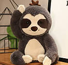 М'яка іграшка обіймашка "Лінивець" 55см, фото 6