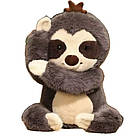 М'яка іграшка обіймашка "Лінивець" 55см, фото 3