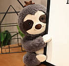 М'яка іграшка обіймашка "Лінивець" 55см, фото 2