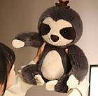 М'яка іграшка обіймашка "Лінивець" 55см, фото 7