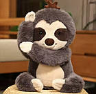 М'яка іграшка обіймашка "Лінивець" 55см, фото 4