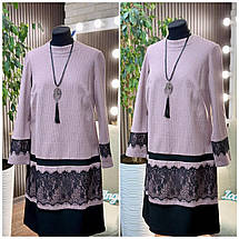 Елегантна жіноча сукня, тканина "Вовна" 48, 50, 52 розмір 48, фото 5