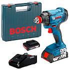 Акумуляторний ударний гайковерт Bosch Professional GDX 180-Li з 2 акб GBA 18 V 2.0 Ah, з/у GAL 18V-40