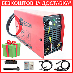 Зварювальний інвертор Edon TB-250P (20-250 А, 1.6-4.0 мм, Гарантія 3 роки)