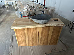 Тумба у ванну з масиву ясена