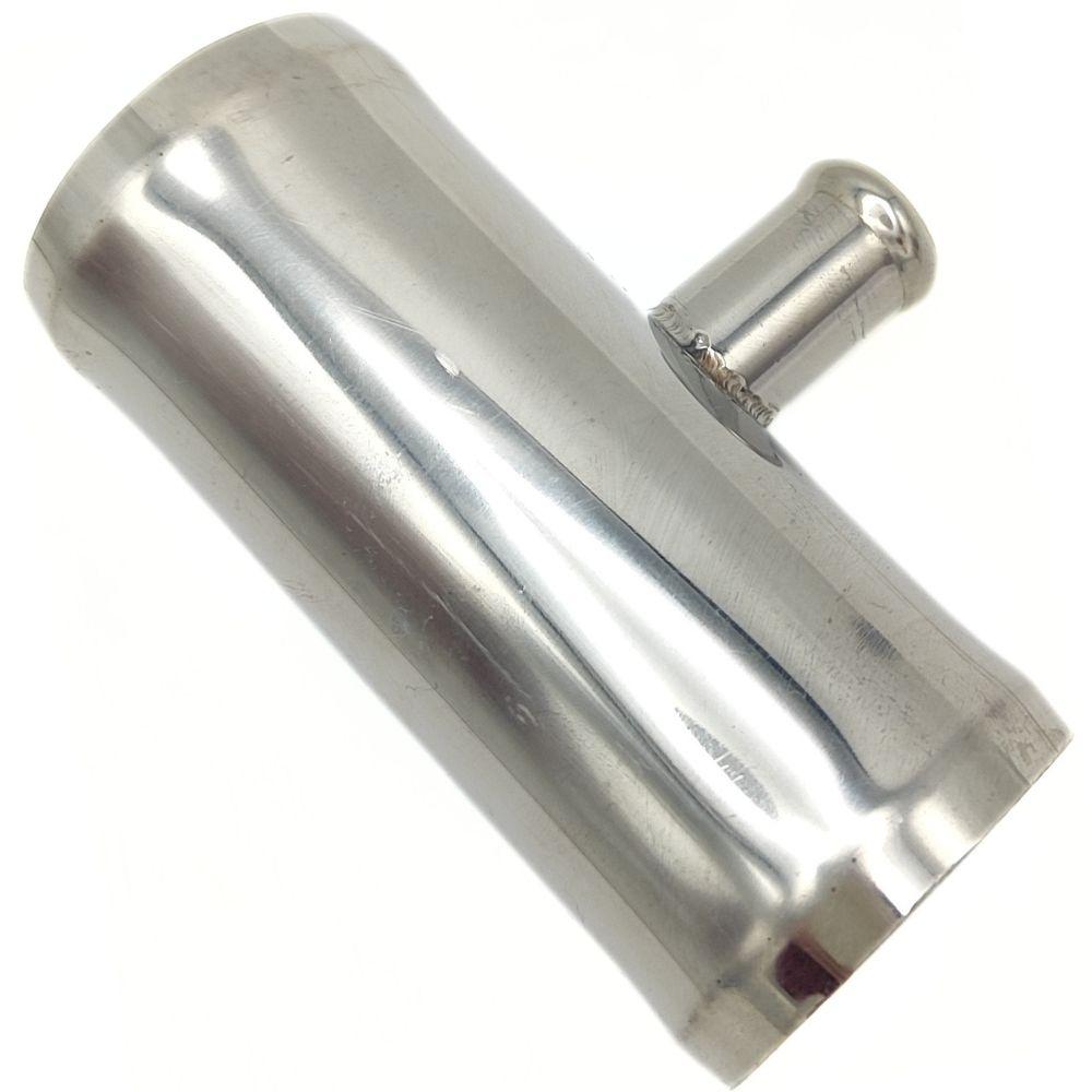 Трійник 42x16 мм тосольний з нержавіючої сталі, фото 1